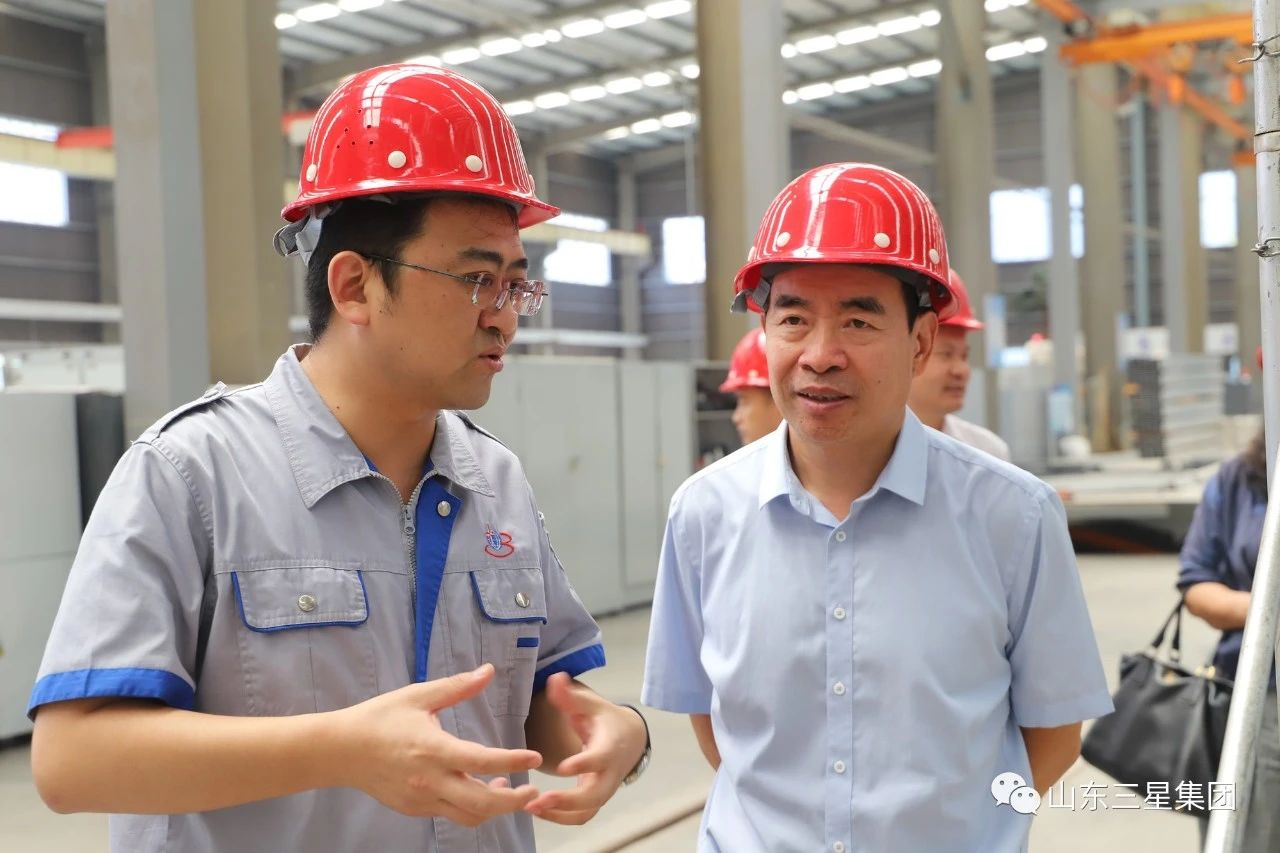 中國物流與采購聯(lián)合會領導來山東三星集團參觀調(diào)研